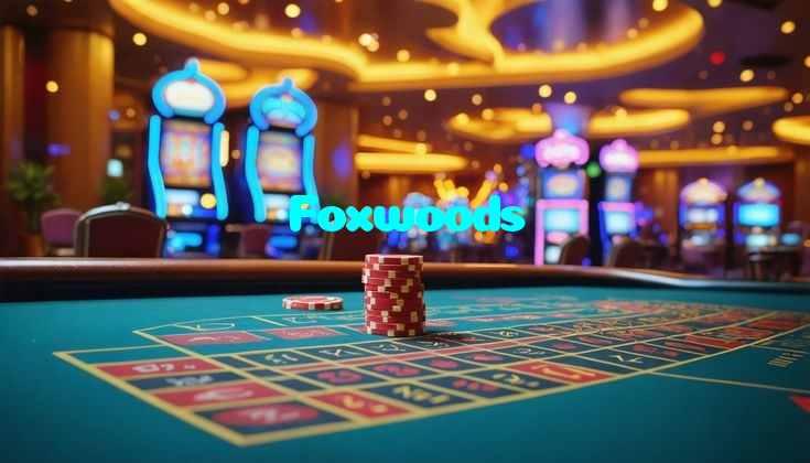 Foxwoods casino presented on mobile device in Pakistan with slots and live games